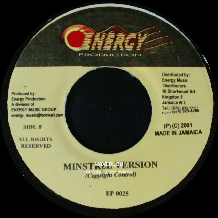 Anthony Cruz - Lost In Love / Minstrel Version side B