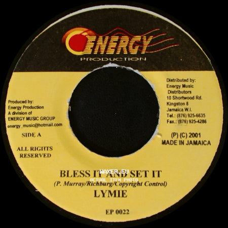 Lymie - Bless It And Set It / Minstrel Version side A