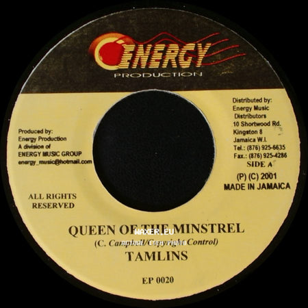 Tamlins / Tamlins Feat. Saba - Queen Of The Minstrel / Minstrel And Queen side A