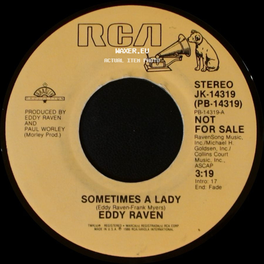 Eddy Raven - Sometimes A Lady / Sometimes A Lady side B