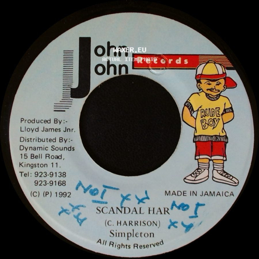 John John / Simpleton - Version / Scandal Har side B