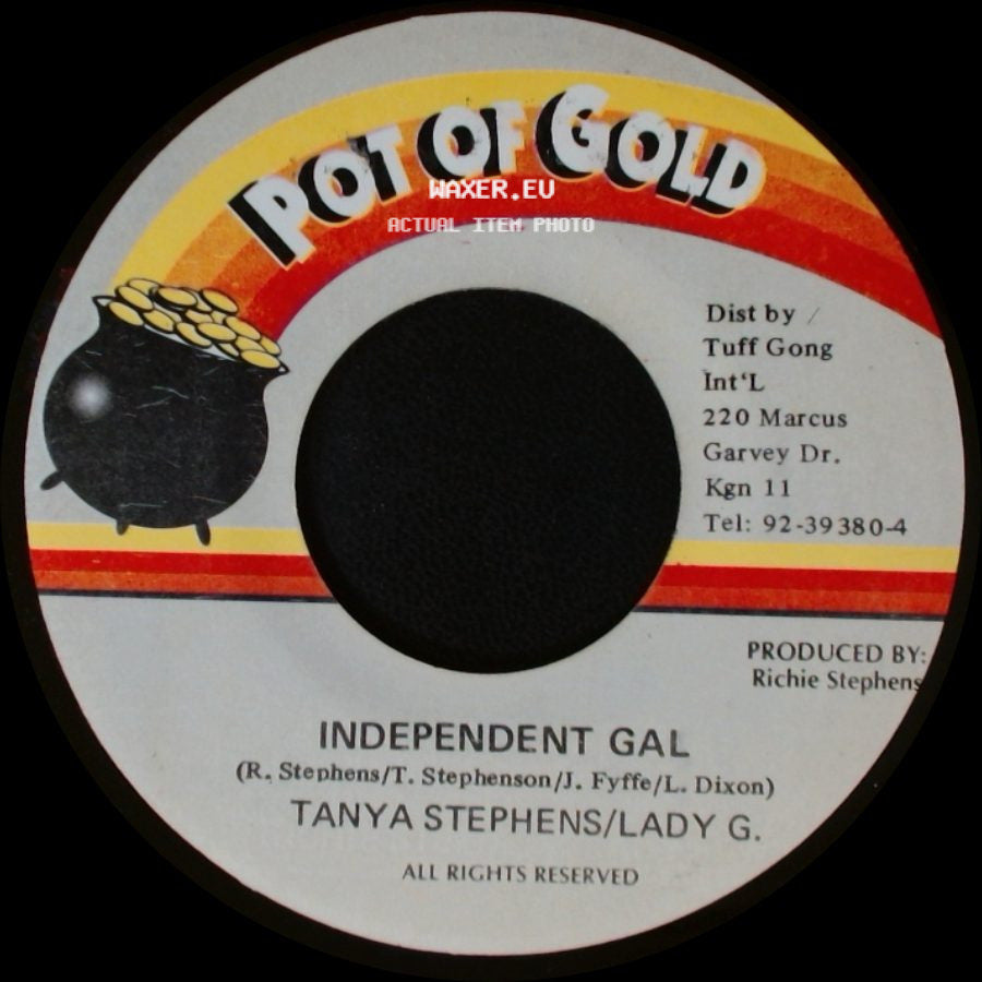 Lenky "Reggae Jesus" Marsden / David Cole / Danny Browne / Tanya Stephens/Lady G. - Version Girls Galore / Independent Gal side B