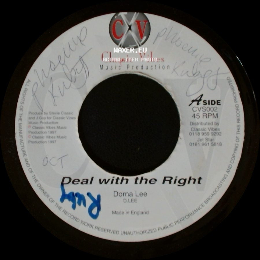 Dorna Lee - Deal With The Right / Deal With The Right side A