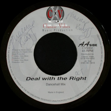 Dorna Lee - Deal With The Right / Deal With The Right side B