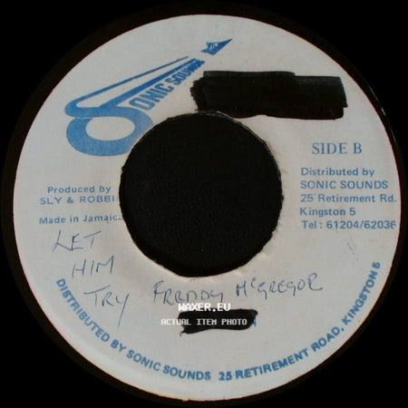 Freddy Mcgregor - Version / Let Him Try side B