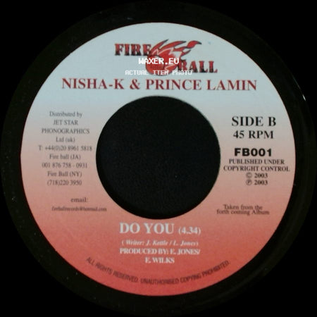 Nisha-K & Lukie D / Nisha-K & Prince Lamin - Guilty / Do You side B