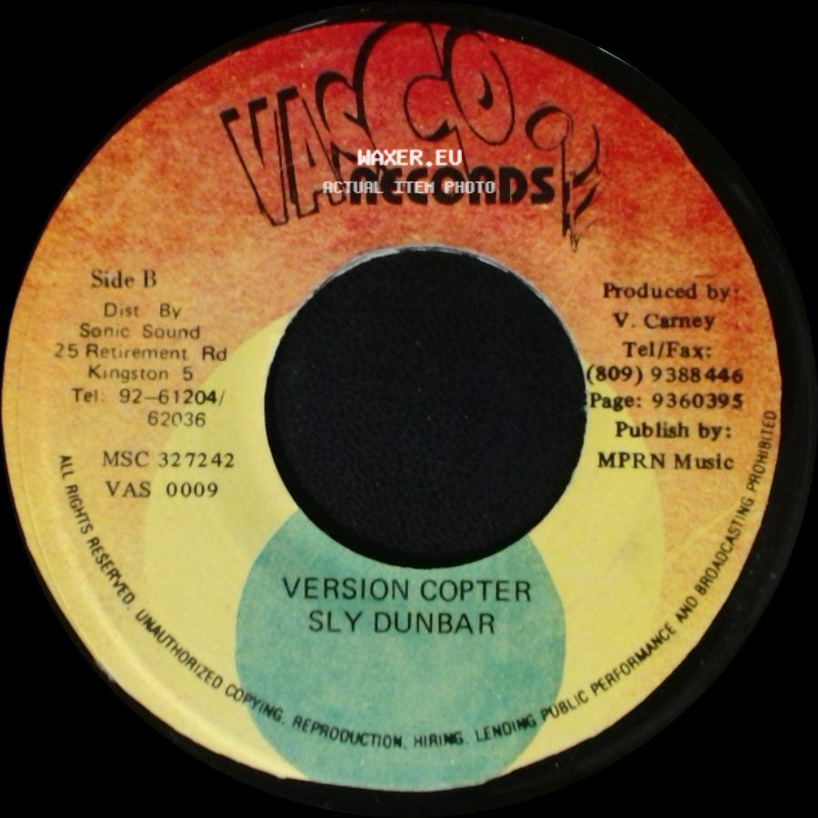 Daddy Juicy / Sly Dunbar - Only One Man / Version Copter side B