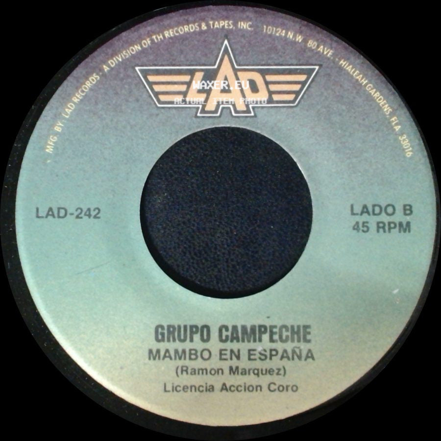 Grupo Campeche - Bailando / Mambo En España side B