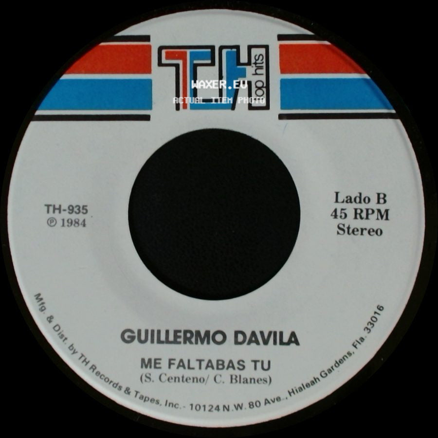 Guillermo Davila - Es Cuestion De Tiempo / Me Faltabas Tu side B