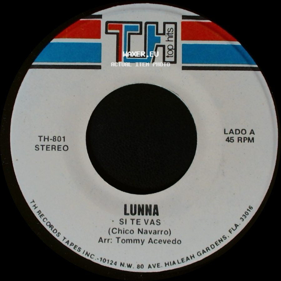 Lunna - Si Te Vas / Solo Quiero Ser side A