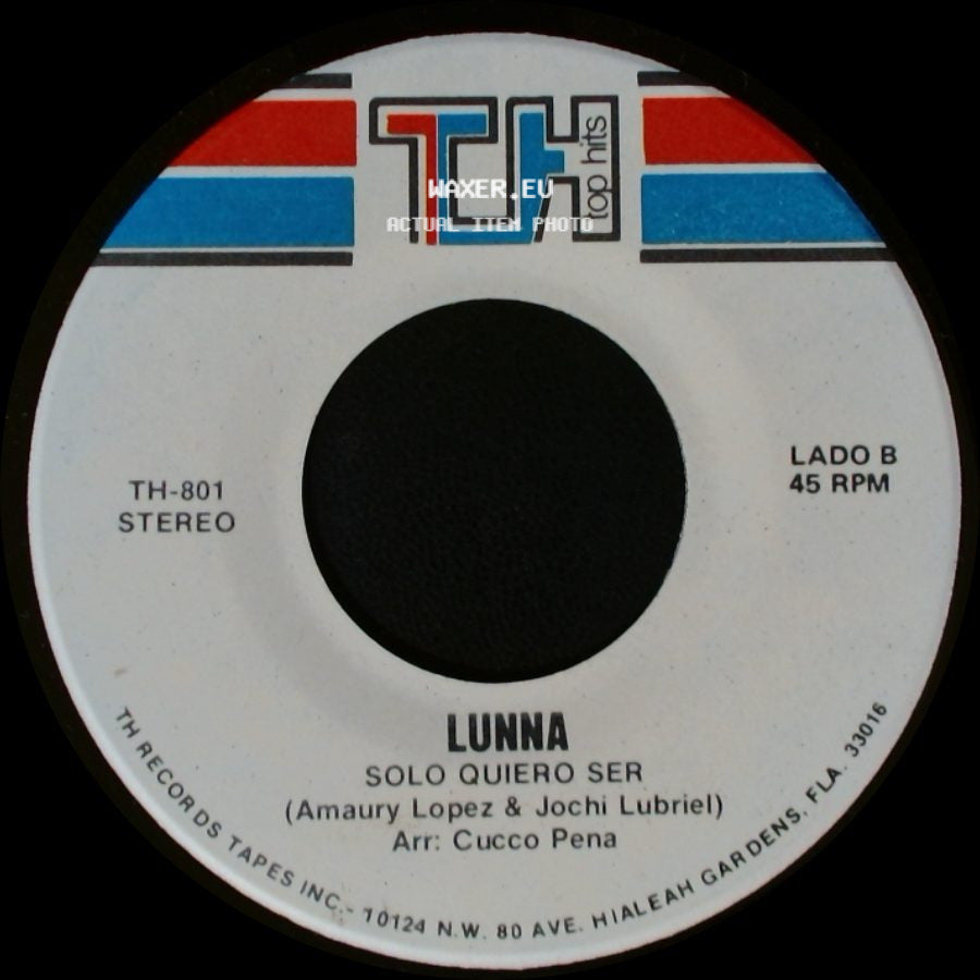 Lunna - Si Te Vas / Solo Quiero Ser side B