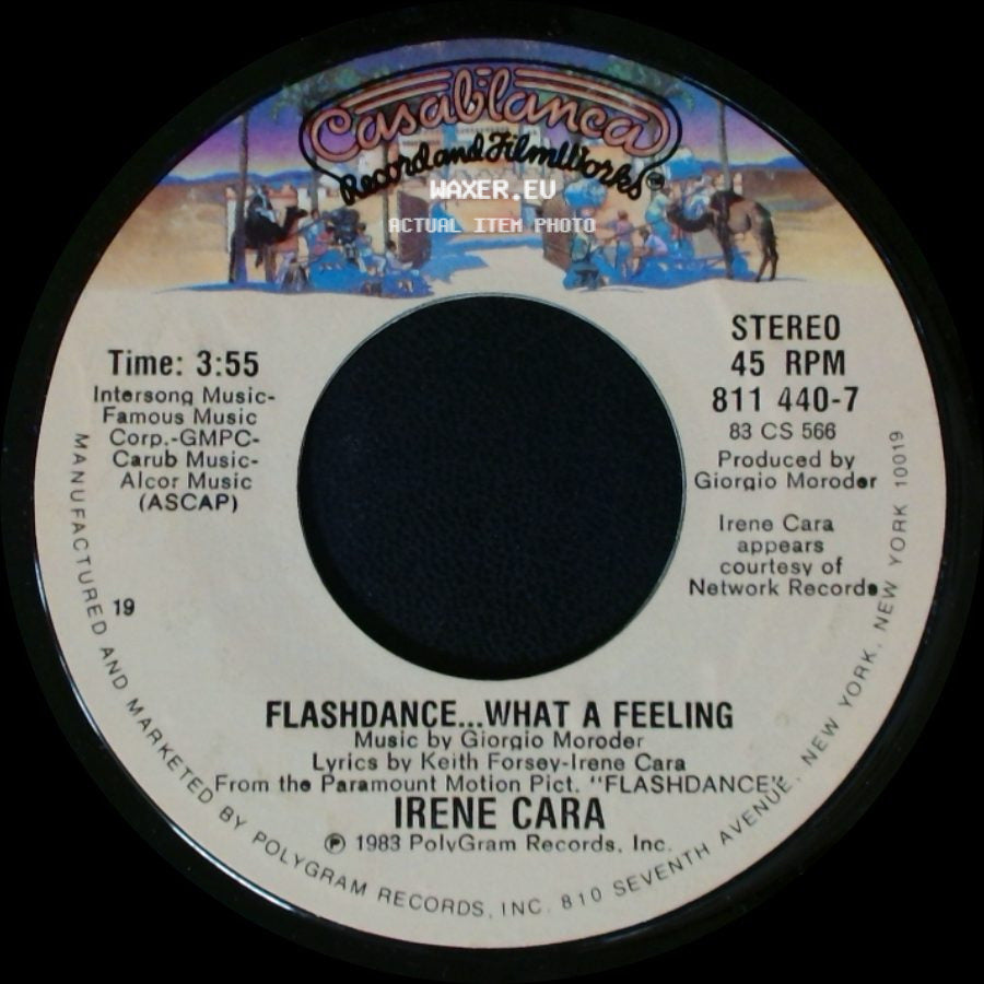 Irene Cara / Helen St. John - Flashdance...What A Feeling / Love Theme From "Flashdance" side A
