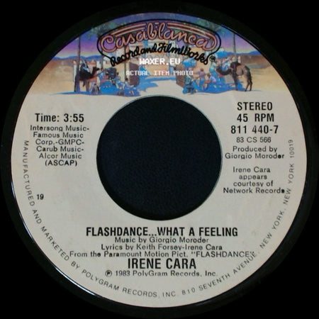 Irene Cara / Helen St. John - Flashdance...What A Feeling / Love Theme From "Flashdance" side A