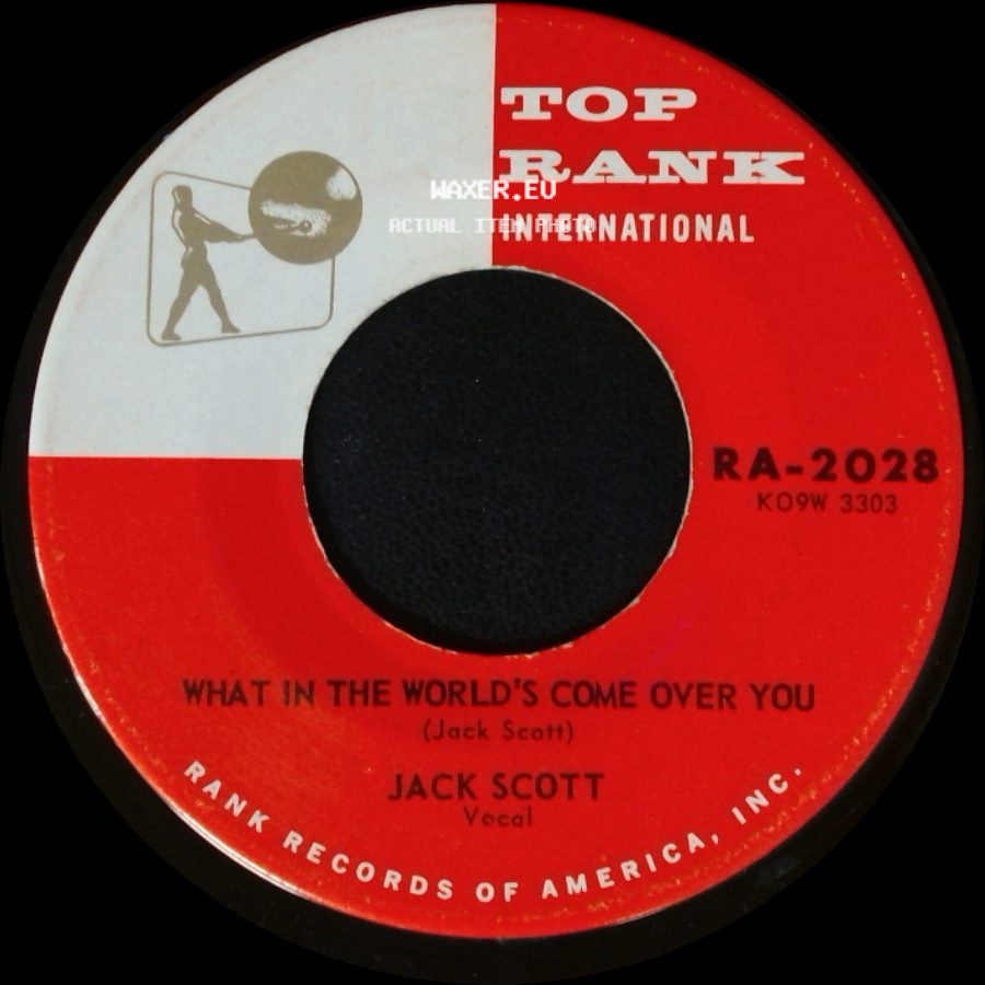 Jack Scott - Baby, Baby / What In The World's Come Over You side B