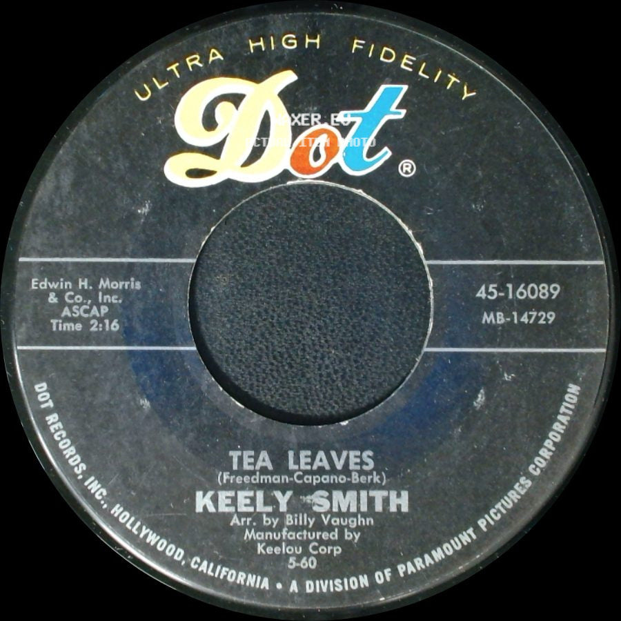 Keely Smith - Tea Leaves / Close side A