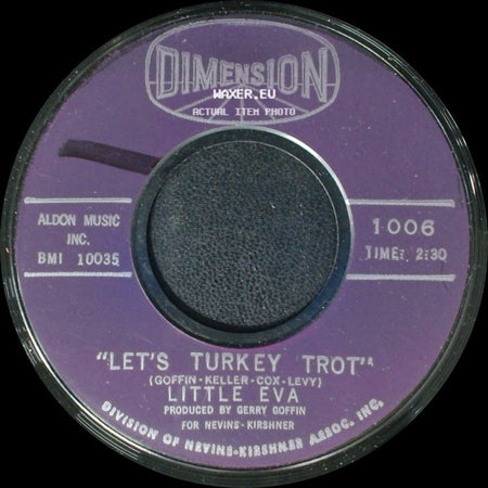 Little Eva - Let's Turkey Trot / Down Home (From "Locomotion" Lp) side A