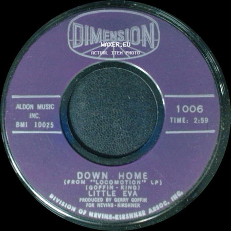 Little Eva - Let's Turkey Trot / Down Home (From "Locomotion" Lp) side B