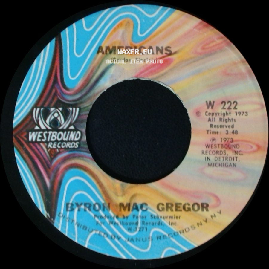 The Westbound Strings / Byron Mac Gregor - America The Beautiful / Americans side B