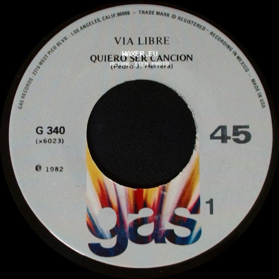 Via Libre - Viejas Canciones De Amor / Quiero Ser Cancion side B