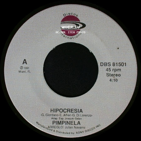 Pimpinela - Hipocresia / Hipocresia side B