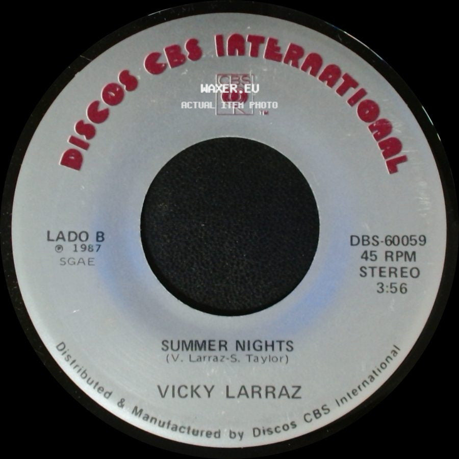 Vicky Larraz - Bravo Samurai / Summer Nights side B