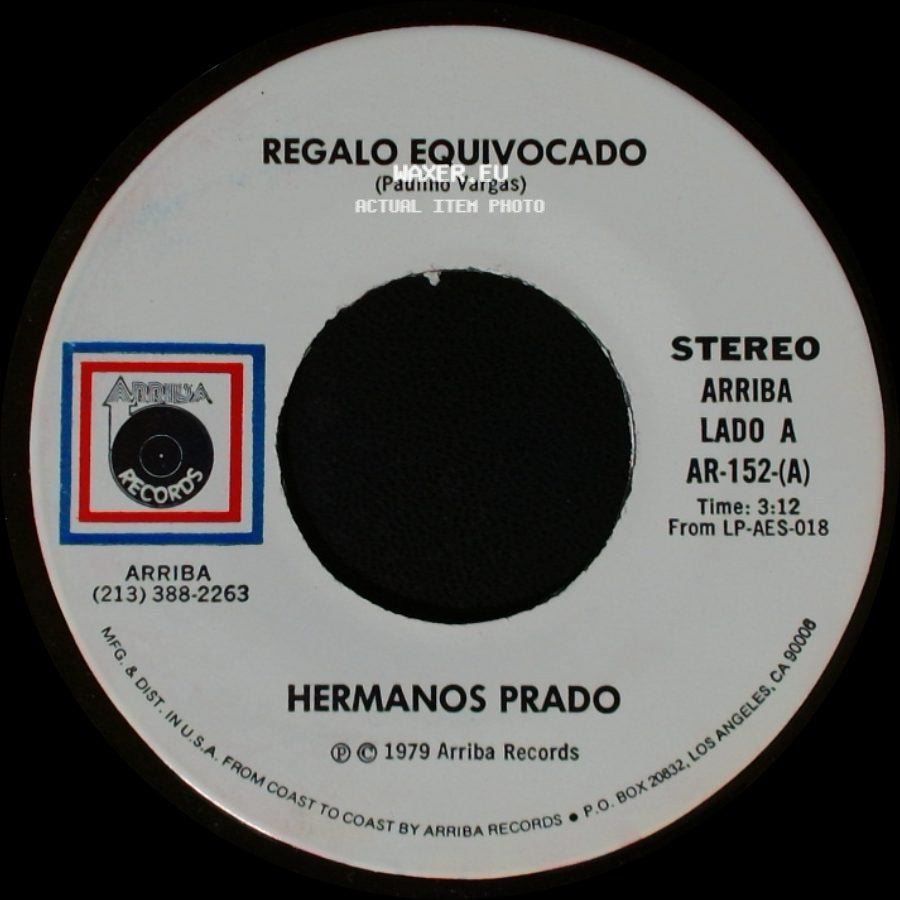 Hermanos Prado - Regalo Equivocado / China De Los Ojos Negros side A