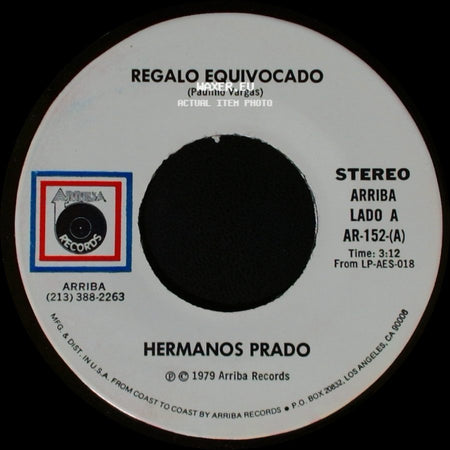 Hermanos Prado - Regalo Equivocado / China De Los Ojos Negros side A