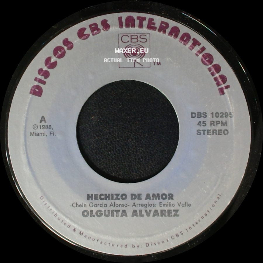 Olguita Alvarez - Hechizo De Amor / Amor Has De Esperar side A