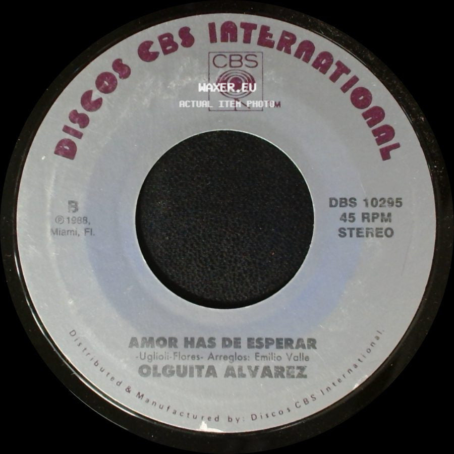 Olguita Alvarez - Hechizo De Amor / Amor Has De Esperar side B