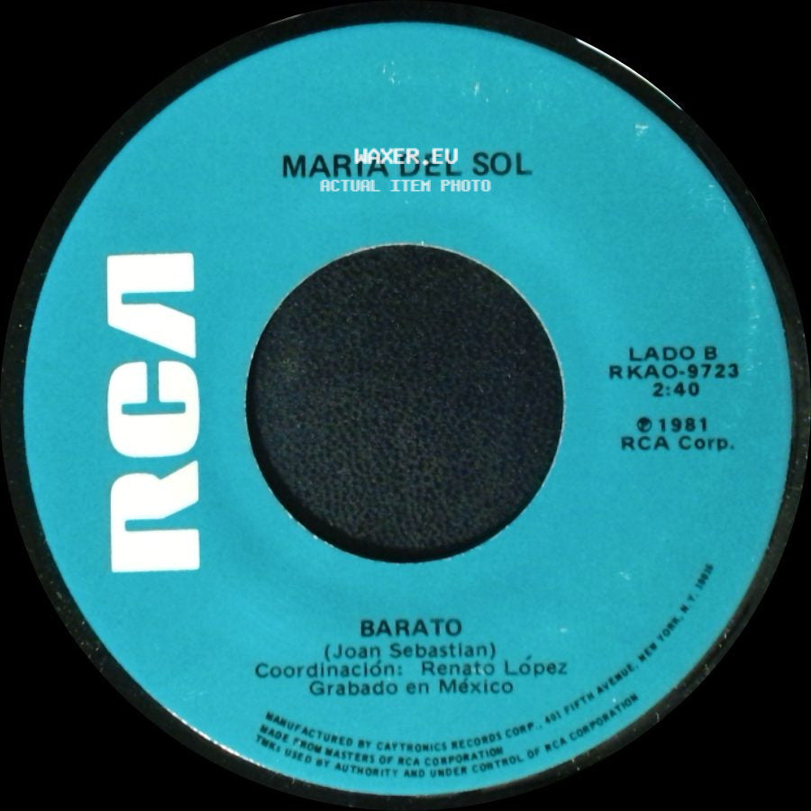 Marco Antonio Muniz Y Maria Del Sol / Maria Del Sol - No Me Interesa Lo Que Digan A Mi / Me Gustas Tu / Barato side B