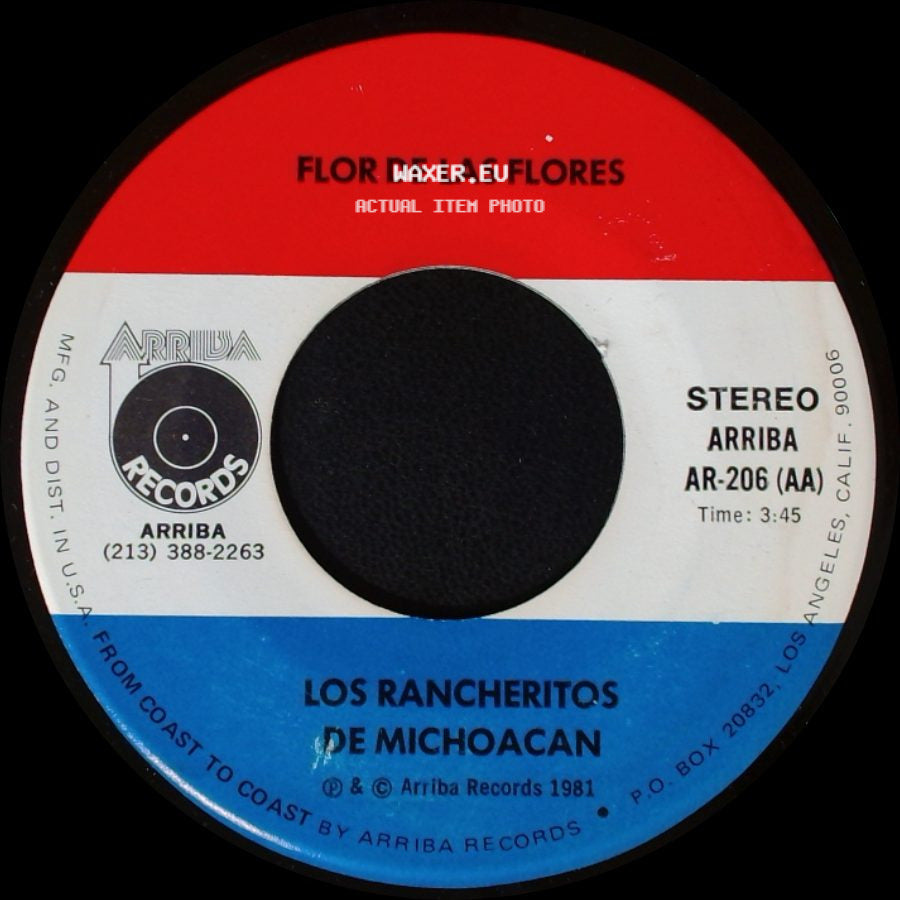 Los Rancheritos De Michoacan - Flor De Las Flores / El Pitcher Valenzuela side A