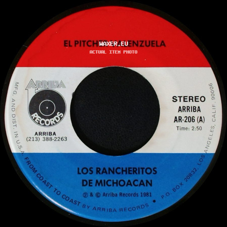 Los Rancheritos De Michoacan - Flor De Las Flores / El Pitcher Valenzuela side B
