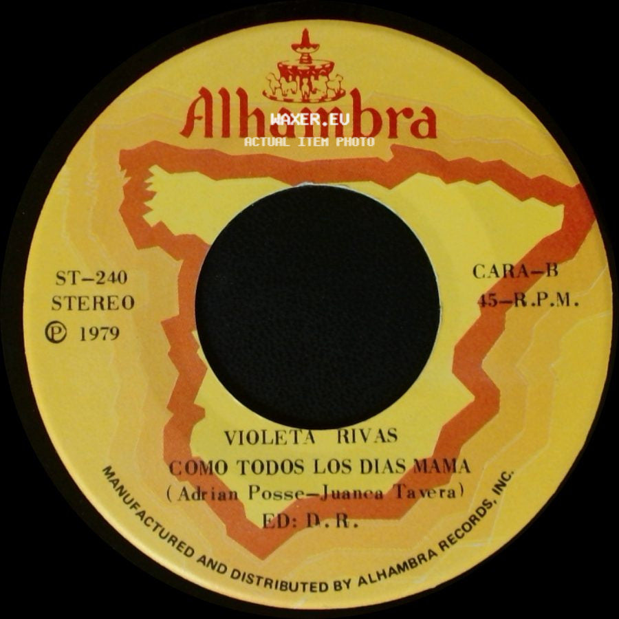 Violeta Rivas - Es Mi Hombre / Como Todos Los Dias Mama side B
