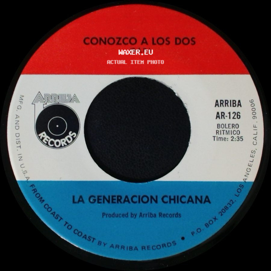 La Generacion Chicana - Conozco A Los Dos / Corrido De Los Mojados side A