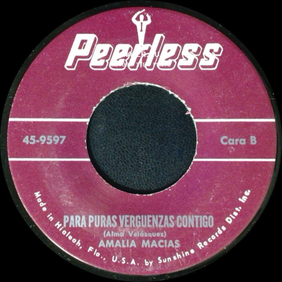 Amalia Macias - Hasta Luego / Para Puras Verguenzas Contigo side B