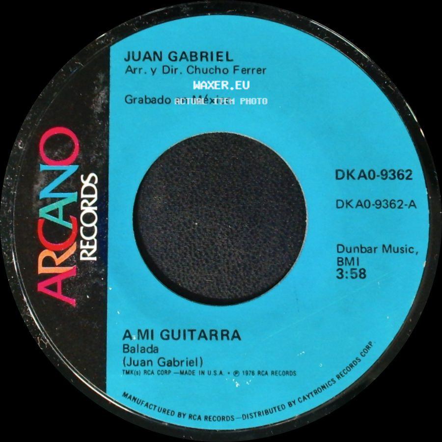 Juan Gabriel - Mi Guitarra / De Sol A Sol (A Mis Padres) side A
