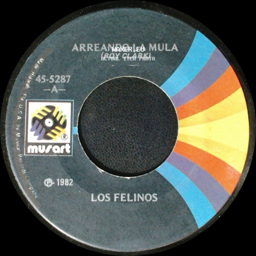 Los Felinos - Arreando La Mula / Adios Frontera side A