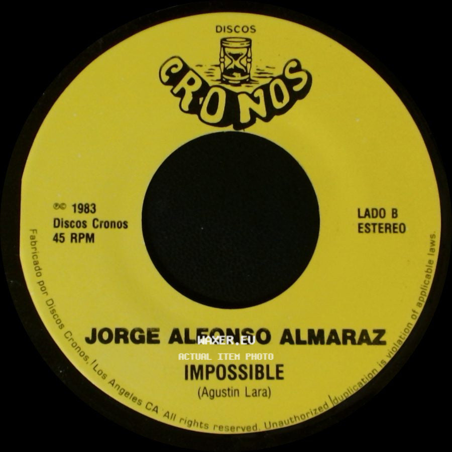 Jorge Alfonso Almaraz - Nomas Por Ti / Impossible side B