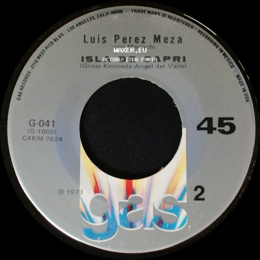 Luis Perez Meza - Cuando Se Llega A Viejo / Isla De Capri side B