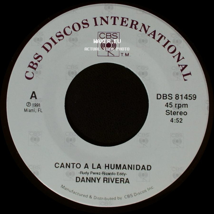Danny Rivera - Canto A La Humanidad / Bomba side A