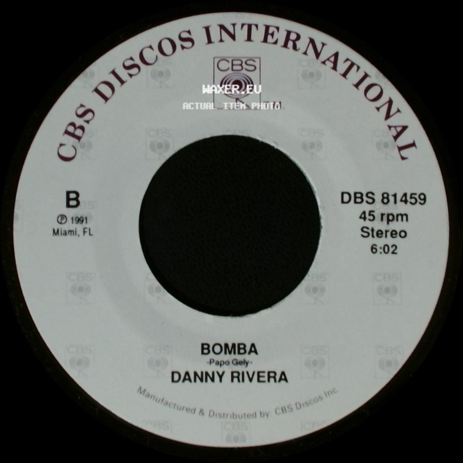 Danny Rivera - Canto A La Humanidad / Bomba side B
