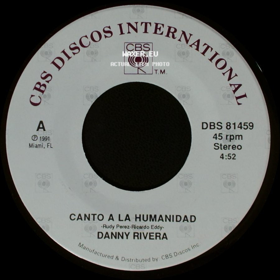 Danny Rivera - Canto A La Humanidad / Bomba side A