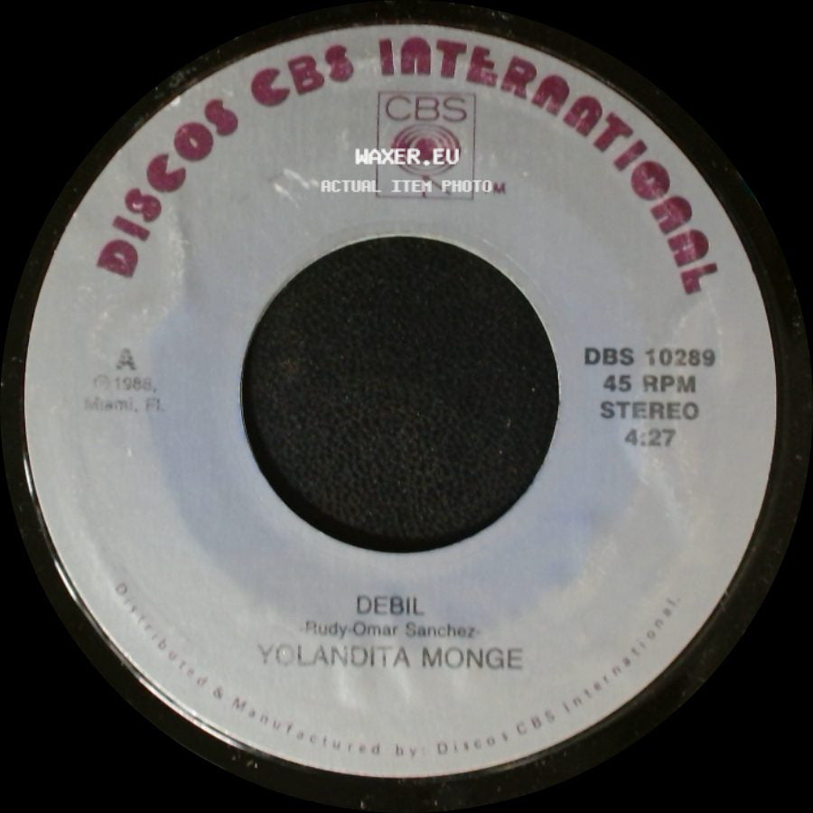 Yolandita Monge - Debil / Borinqueña side A