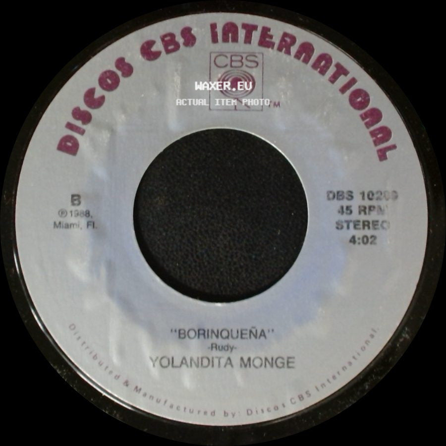 Yolandita Monge - Debil / Borinqueña side B