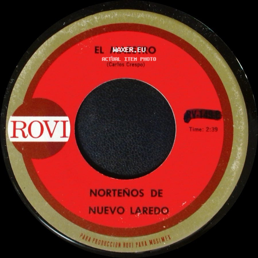 Norteños De Nuevo Laredo - Playas De Boca Grande / El Maestro side B