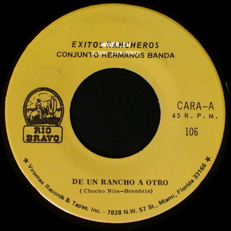 Conjunto Hermanos Banda - Exitos Rancheros / Exitos Rancheros side A
