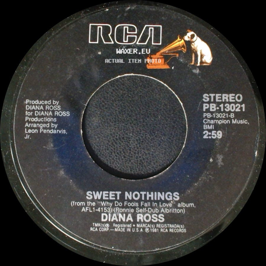 Diana Ross - Mirror, Mirror / Sweet Nothings side B