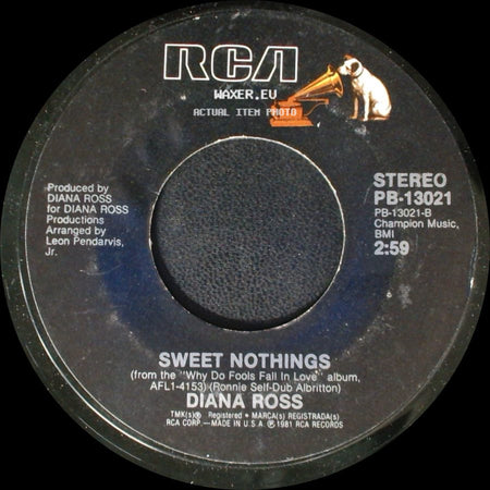 Diana Ross - Mirror, Mirror / Sweet Nothings side B