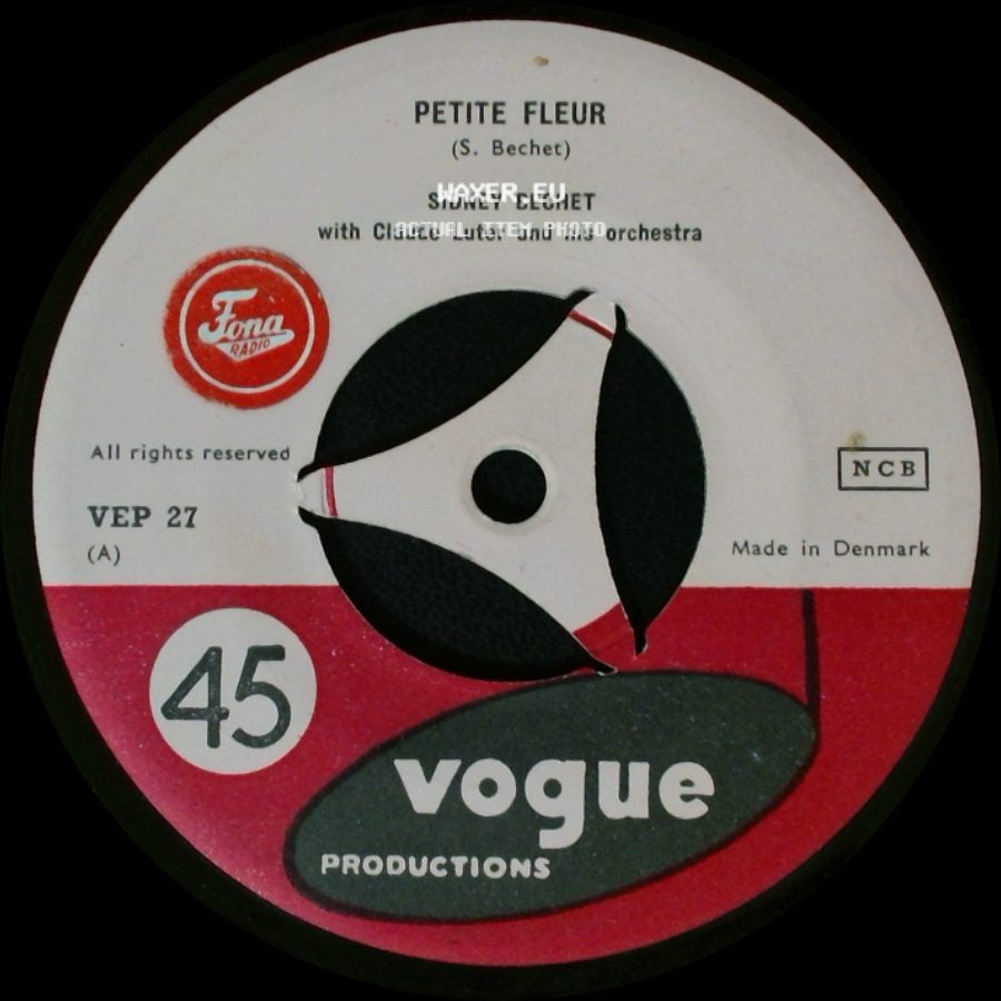 Sidney Bechet With Claude Luter And His Orchestra - Royal Garden Blues / Petite Fleur side B