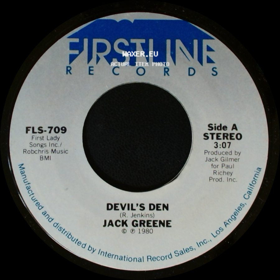 Jack Greene - Devil's Den / It's Not The End Of The World side A